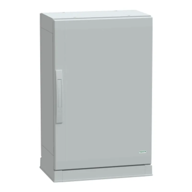 Floor standing polyester enclosure, PanelSeT PLA, plain door, open bottom, 750x500x320mm, IP54, IK10 — photo 1 of 4