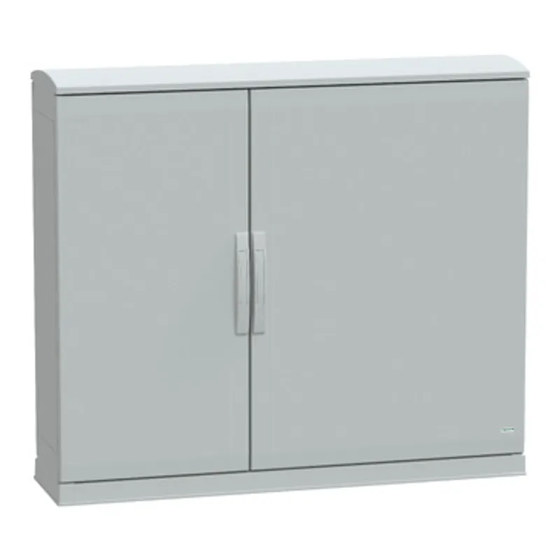 Floor standing polyester enclosure, PanelSeT PLA, open bottom, ventilated canopy, 1000x1250x320mm, IP44, IK10 — photo 1 of 3