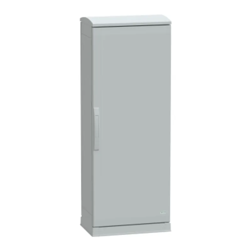 Floor standing polyester enclosure, PanelSeT PLA, open bottom, ventilated canopy, 1250x500x320mm, IP44, IK10 — photo 1 of 4