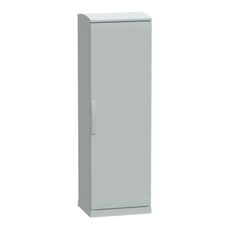 Floor standing polyester enclosure, PanelSeT PLA, open bottom, ventilated canopy, 1500x500x420mm, IP44, IK10 — photo 1 of 4