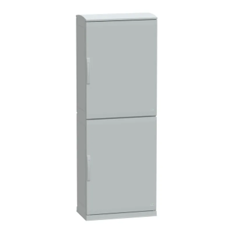 Floor standing polyester enclosure, PanelSeT PLA, open bottom, ventilated canopy, 2000x750x420mm, IP44, IK10 — photo 1 of 3