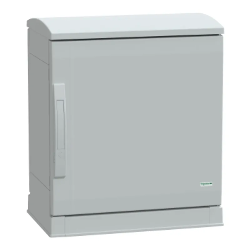 Floor standing polyester enclosure, PanelSeT PLA, open bottom, ventilated canopy, 500x500x320mm, IP44, IK10 — photo 1 of 4