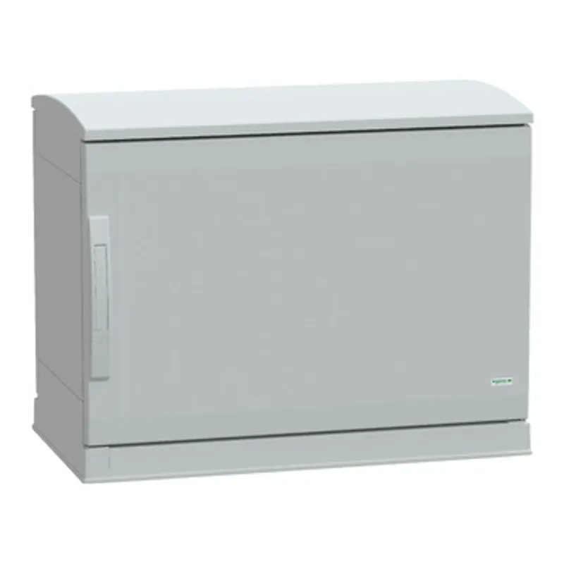 Floor standing polyester enclosure, PanelSeT PLA, open bottom, ventilated canopy, 500x750x420mm, IP44, IK10 — photo 1 of 4