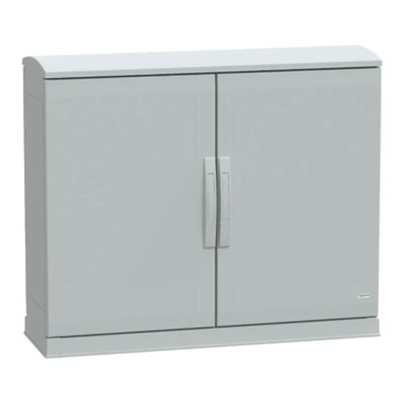 Floor standing polyester enclosure, PanelSeT PLA, open bottom, ventilated canopy, 750x1000x320mm, IP44, IK10 — photo 1 of 3