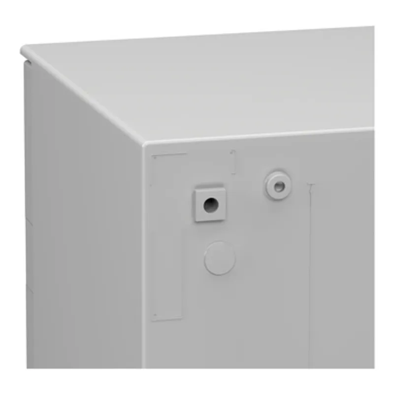 Wall mounted polyester enclosure, PanelSeT PLM, glazed door, 1056x852x350mm, IP66, IK08, RAL 7035 — photo 2 of 8