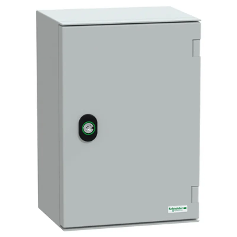 Wall mounted ABS + PC enclosure, PanelSeT PLM, plain door, 310x215x160mm, IP66, IK10, RAL 7035 — photo 1 of 3