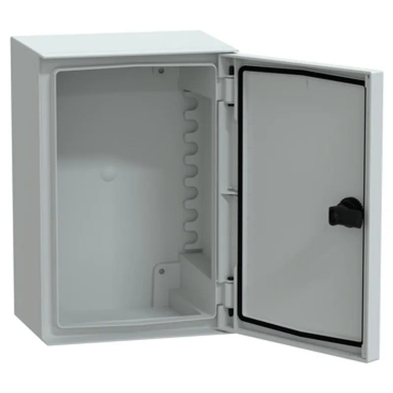 Wall mounted ABS + PC enclosure, PanelSeT PLM, plain door, 310x215x160mm, IP66, IK10, RAL 7035 — photo 2 of 3