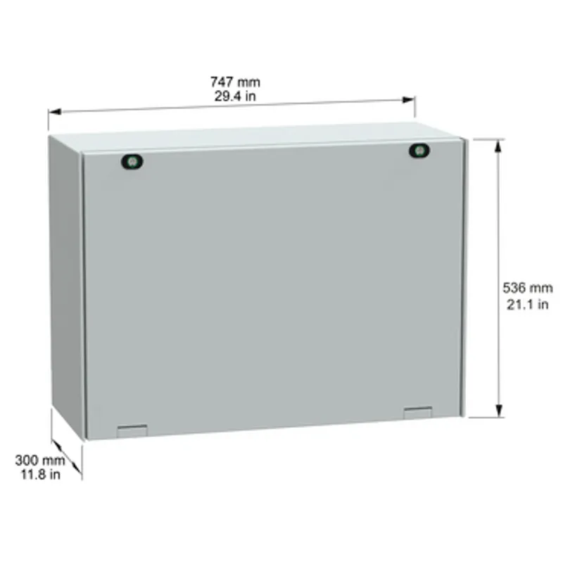 Landscape (Horizontal) enclosure polyester, PanelSeT PLM, IP66 H536xW747xD300mm — photo 2 of 9