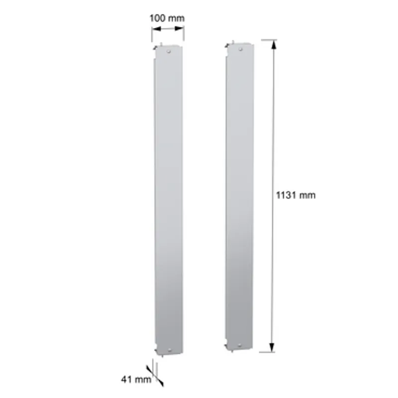 set of 2 PanelSeT SF side plates of the centred fixed rack - 1200x800 mm — photo 2 of 5