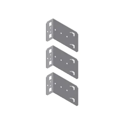 PanelSeT SF-E fixing of cable ducts on 19" racks - steel - zinc coated - 150mm