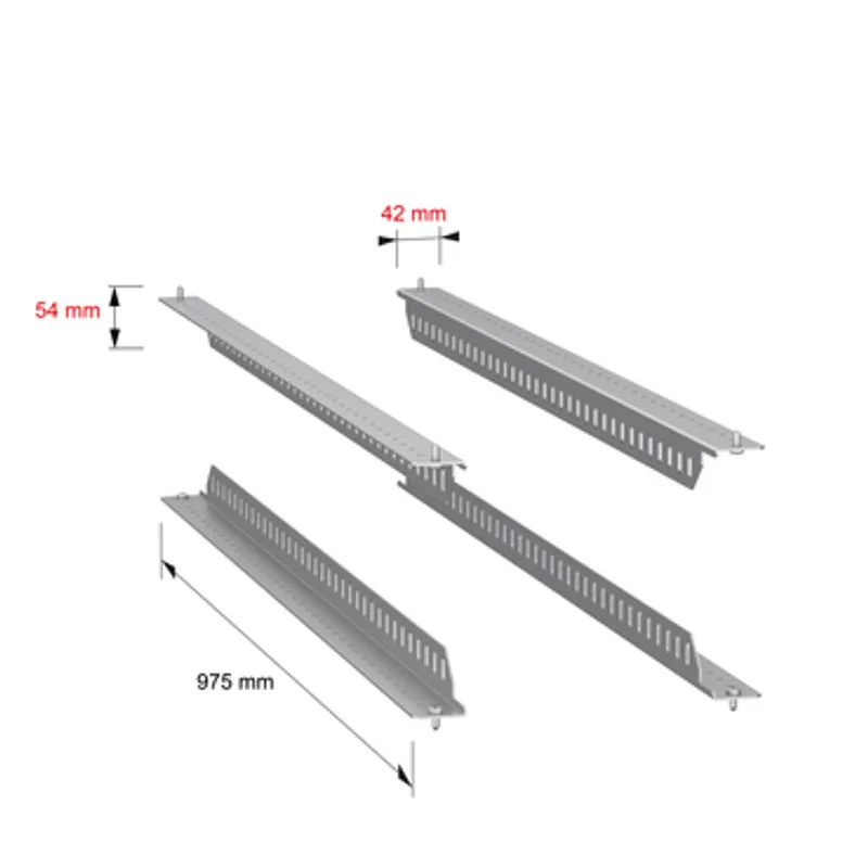 PanelSeT SF support brackets for 19" fixed rack - 400kg load - 1000 mm — photo 2 of 5