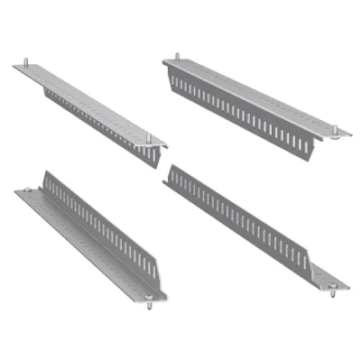 set of 4 PanelSeT SF support brackets for 19" fixed rack - 400kg load - 800 mm