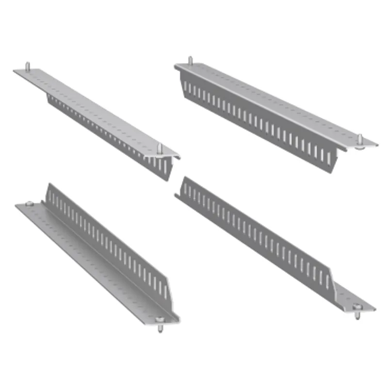 set of 4 PanelSeT SF support brackets for 19" fixed rack - 400kg load - 800 mm — photo 1 of 5