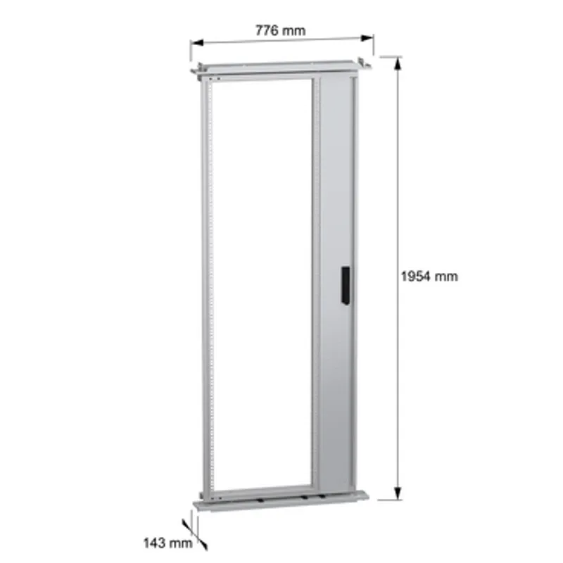 PanelSeT SF/SM 19" swing rack - 2000x800 mm - 40 modules — photo 2 of 5