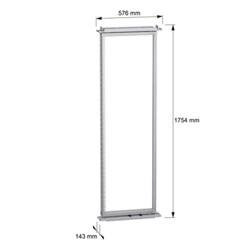 PanelSeT SF/SM 19" swing rack - 1800x600 mm - 36 modules — photo 2 of 5