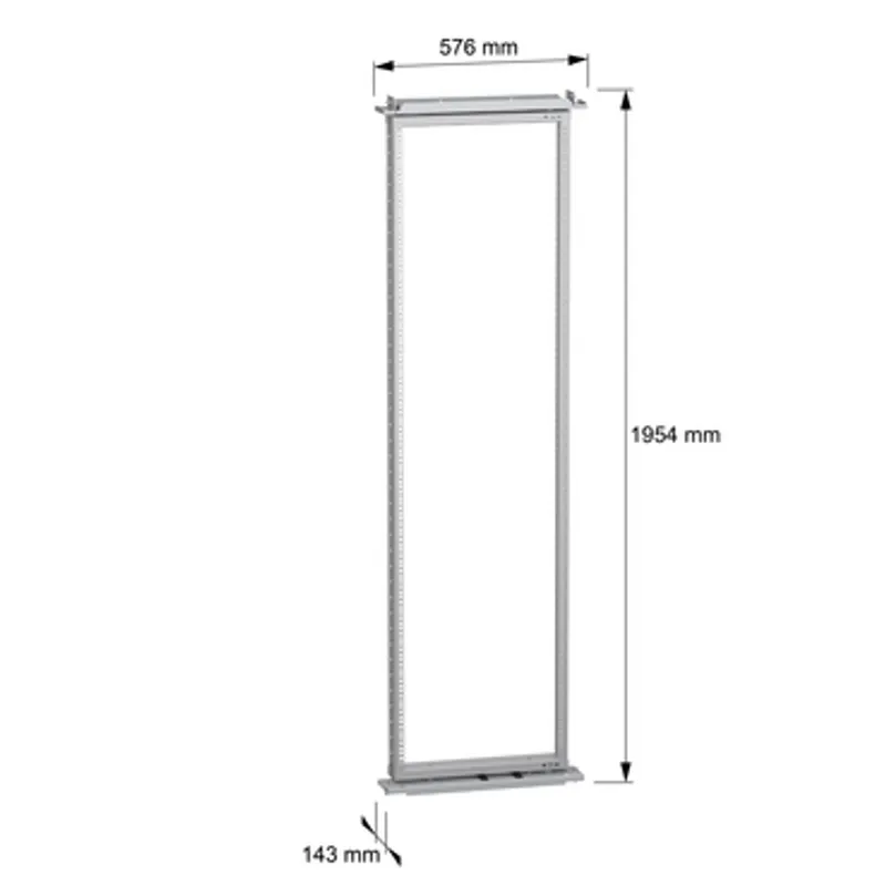 PanelSeT SF/SM 19" swing rack - 2000x600 mm - 40 modules — photo 2 of 5