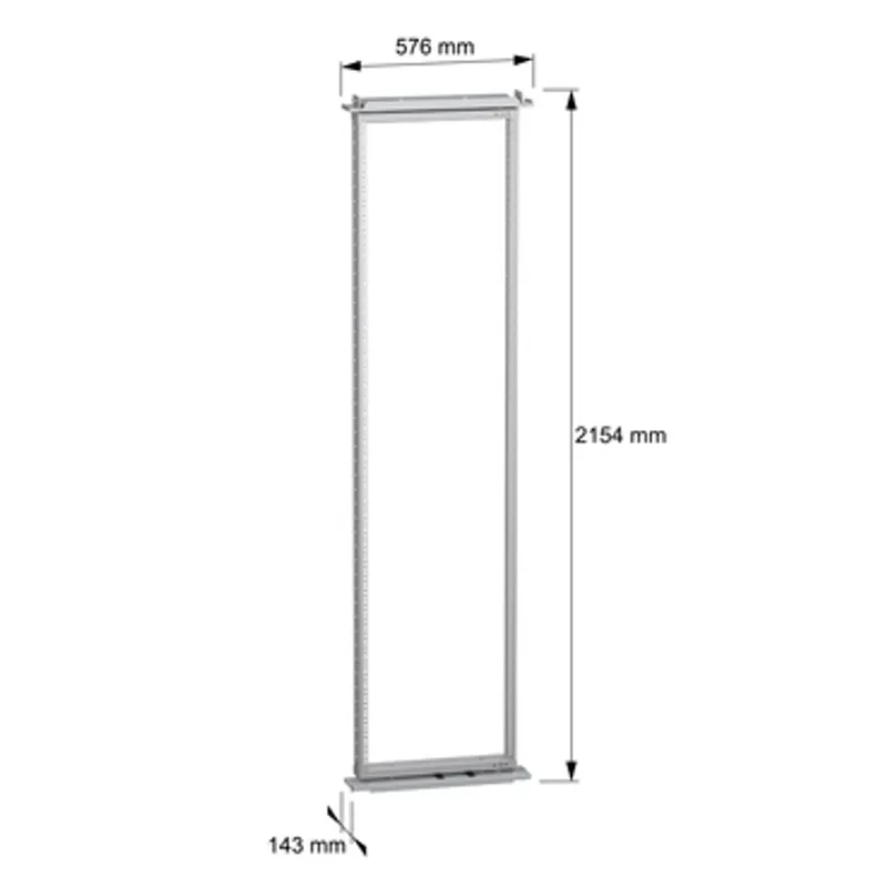 PanelSeT SF 19" swing rack - 2200x600 mm - 45 modules — photo 2 of 5