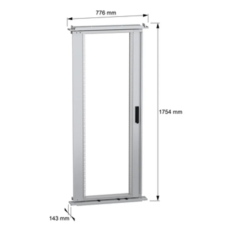 PanelSeT SF/SM 19" swing rack - 1800x800 mm - 36 modules — photo 2 of 5