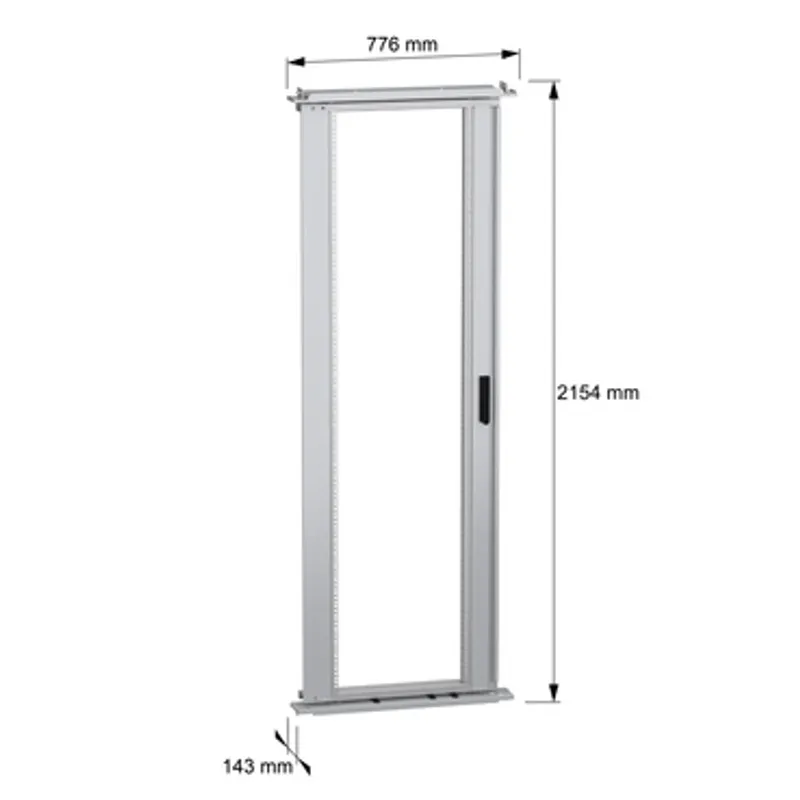 PanelSeT SF 19" swing rack - 2200x800 mm - 45 modules — photo 2 of 5