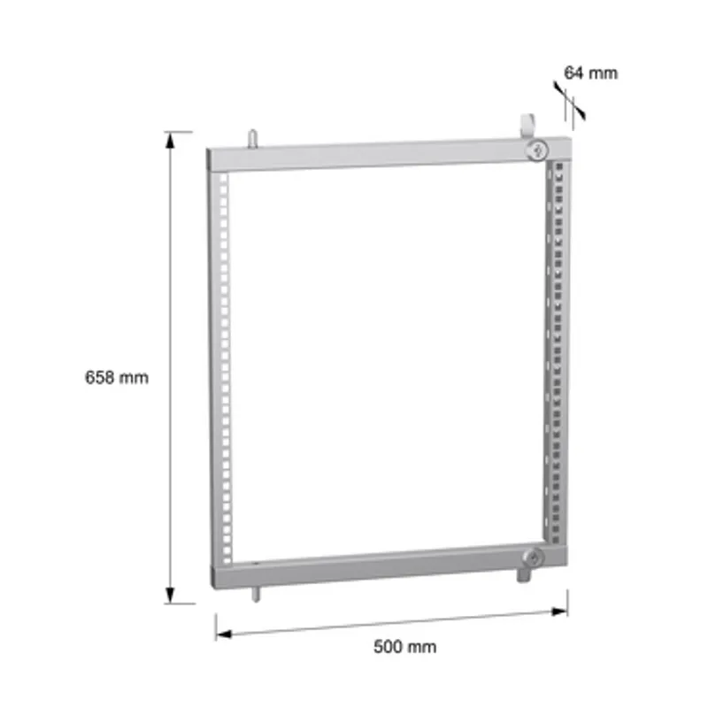 PanelSeT SF/SM partial 19" swing rack - 601 mm — photo 2 of 4