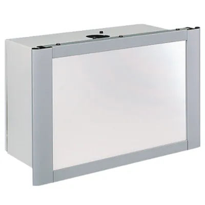 HMI encl. PanelSeT S3CM. H300xW300xD200IP54 IK10, RAL7035.Rear door.