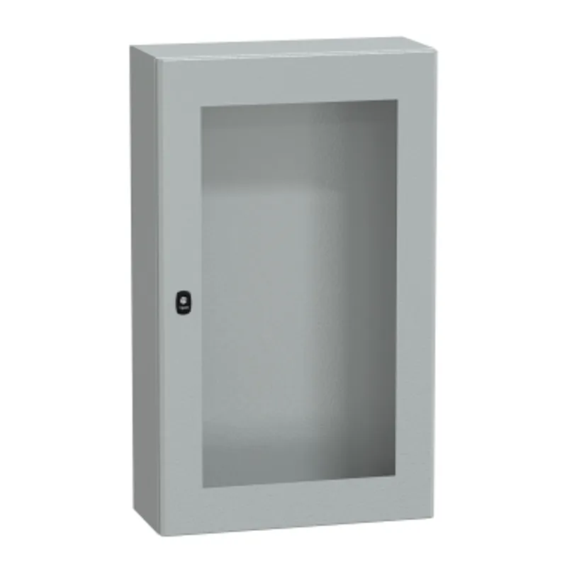 Wall mounted steel enclosure, PanelSeT S3D, transparent door, without mounting plate, 1000x600x250mm, IP66, IK08 — photo 1 of 4