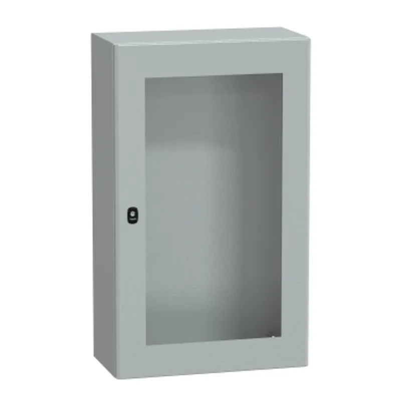 Wall mounted steel enclosure, PanelSeT S3D, transparent door, without mounting plate, 1000x600x300mm, IP66, IK08 — photo 1 of 4