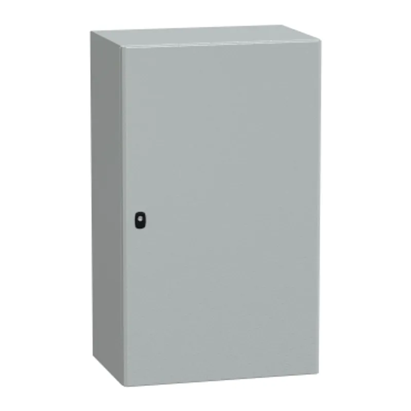 Wall mounted steel enclosure, PanelSeT S3D, plain door, with mounting plate, 1000x600x400mm, IP66, IK10 — photo 1 of 4