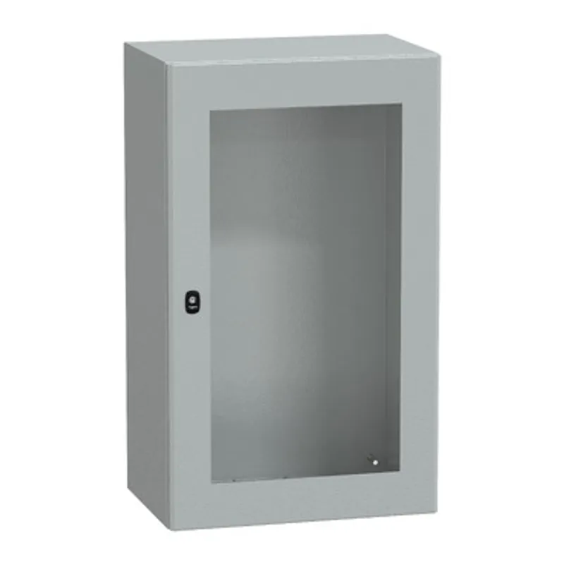 Wall mounted steel enclosure, PanelSeT S3D, transparent door, without mounting plate, 1000x600x400mm, IP66, IK08 — photo 1 of 4