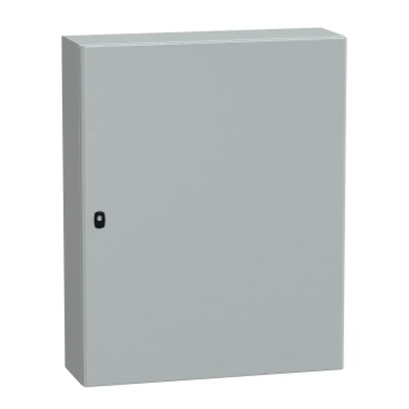 Wall mounted steel enclosure, PanelSeT S3D, plain door, with mounting plate, 1000x800x250mm, IP66, IK10 — photo 1 of 3