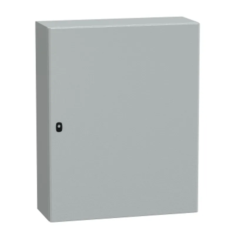 Wall mounted steel enclosure, PanelSeT S3D, plain door, with mounting plate, 1000x800x300mm, IP66, IK10 — photo 1 of 3