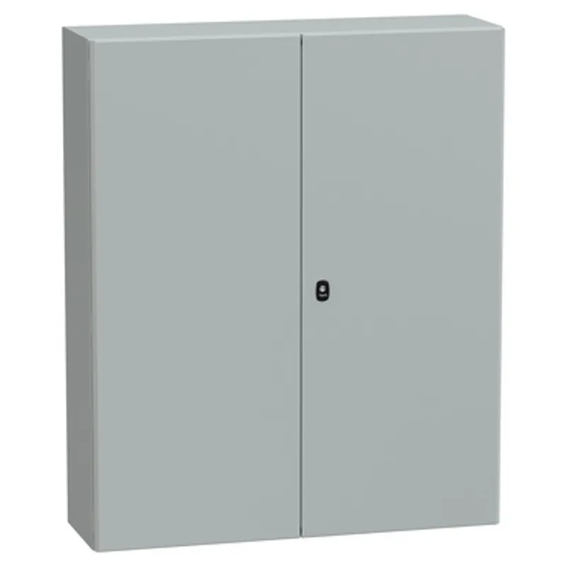 Wall mounted steel enclosure, PanelSeT S3D, double plain door, without mounting plate, 1200x1000x300mm, IP55, IK10 — photo 1 of 3