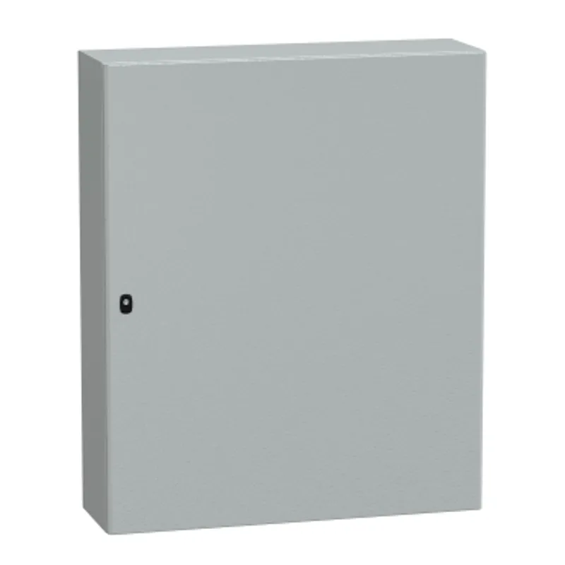 Wall mounted steel enclosure, PanelSeT S3D, plain door, with mounting plate, 1200x1000x300mm, IP66, IK10 — photo 1 of 3