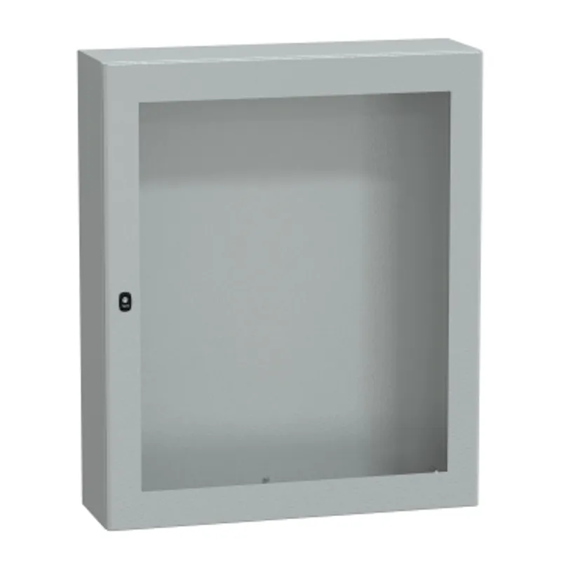 Wall mounted steel enclosure, PanelSeT S3D, transparent door, without mounting plate, 1200x1000x300mm, IP66, IK08 — photo 1 of 3