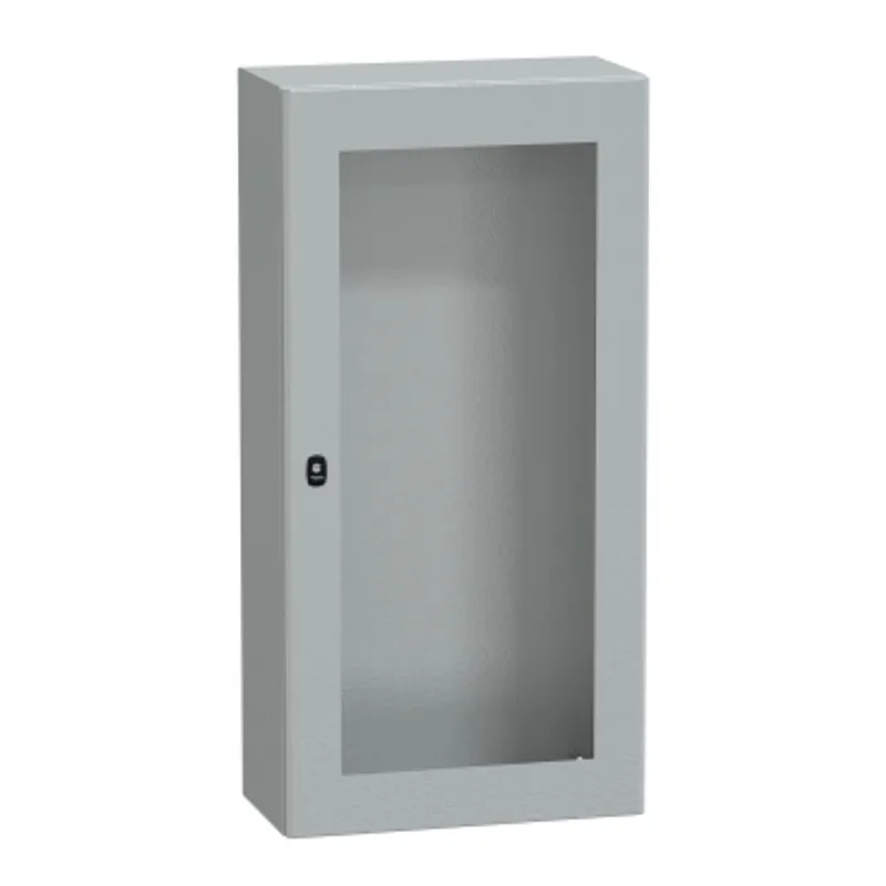 Wall mounted steel enclosure, PanelSeT S3D, transparent door, without mounting plate, 1200x600x300mm, IP66, IK08 — photo 1 of 4