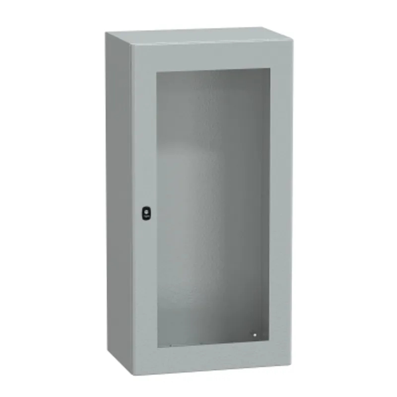 Wall mounted steel enclosure, PanelSeT S3D, transparent door, without mounting plate, 1200x600x400mm, IP66, IK08 — photo 1 of 4