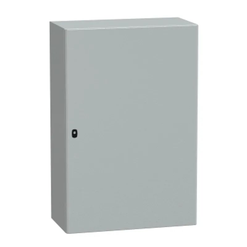 Wall mounted steel enclosure, PanelSeT S3D, plain door, with mounting plate, 1200x800x400mm, IP66, IK10 — photo 1 of 3