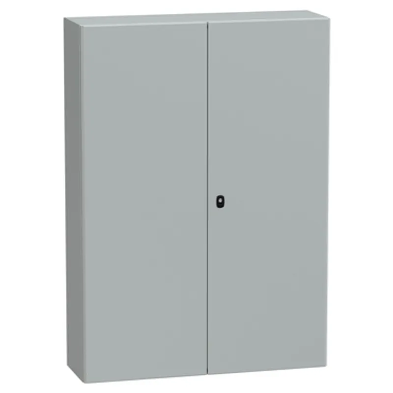 Wall mounted steel enclosure, PanelSeT S3D, double plain door, without mounting plate, 1400x1000x300mm, IP55, IK10 — photo 1 of 3