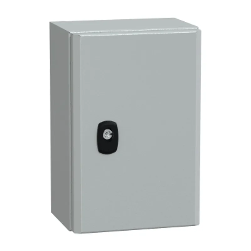 Wall mounted steel enclosure, PanelSeT S3D, plain door, without mounting plate, 300x200x150mm, IP66, IK10 — photo 1 of 5