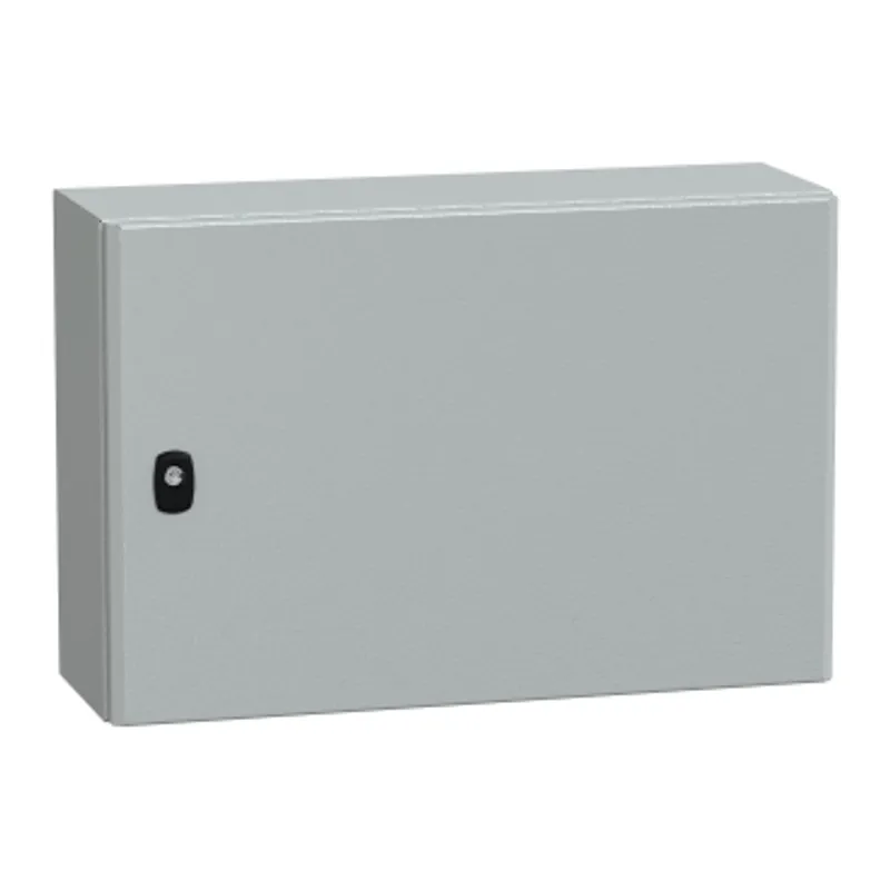 Wall mounted steel enclosure, PanelSeT S3D, plain door, without mounting plate, 400x600x200mm, IP66, IK10 — photo 1 of 4