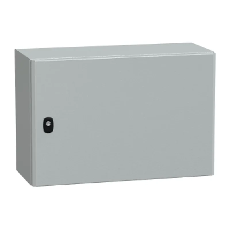 Wall mounted steel enclosure, PanelSeT S3D, plain door, with mounting plate, 400x600x250mm, IP66, IK10 — photo 1 of 4