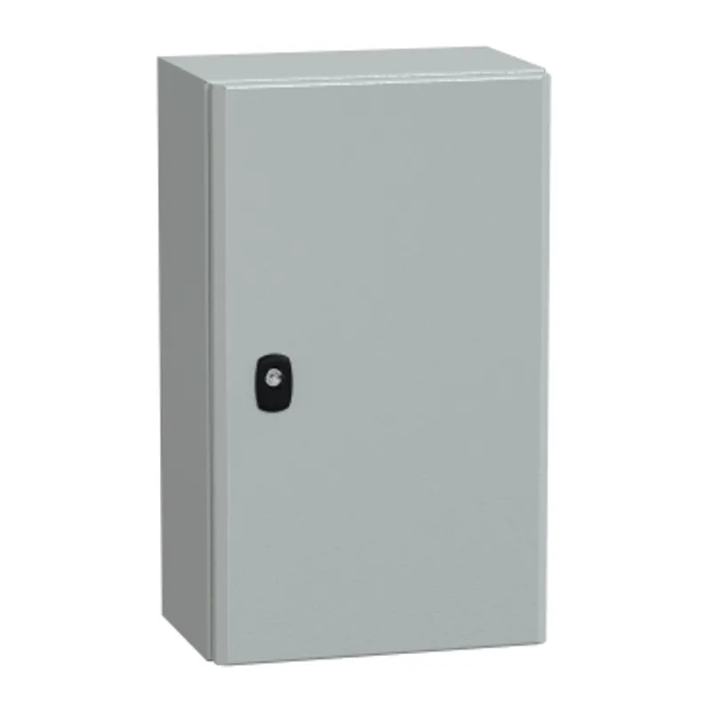 Wall mounted steel enclosure, PanelSeT S3D, plain door, without mounting plate, 500x300x200mm, IP66, IK10 — photo 1 of 4