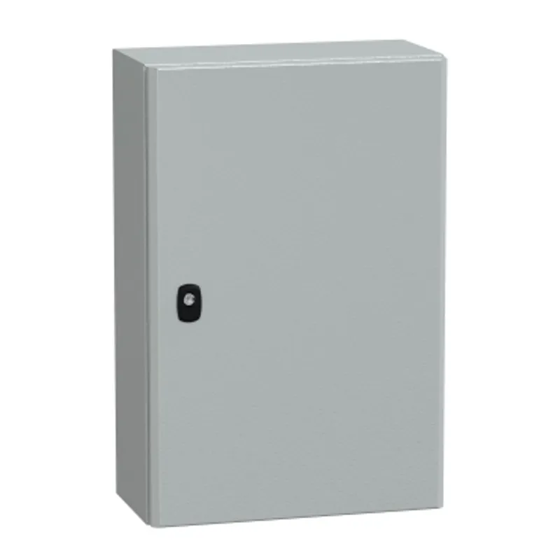 Wall mounted steel enclosure, PanelSeT S3D, plain door, without mounting plate, 600x400x200mm, IP66, IK10 — photo 1 of 5