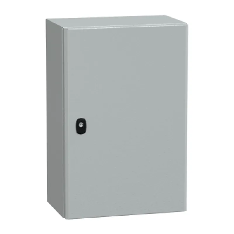 Wall mounted steel enclosure, PanelSeT S3D, plain door, without mounting plate, 600x400x250mm, IP66, IK10 — photo 1 of 5