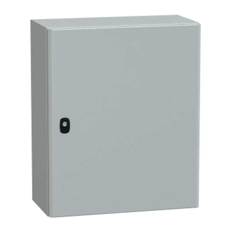 Wall mounted steel enclosure, PanelSeT S3D, plain door, without mounting plate, 600x500x250mm, IP66, IK10 — photo 1 of 4