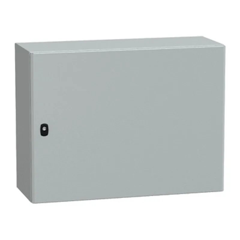 Wall mounted steel enclosure, PanelSeT S3D, plain door, without mounting plate, 600x800x300mm, IP66, IK10 — photo 1 of 3