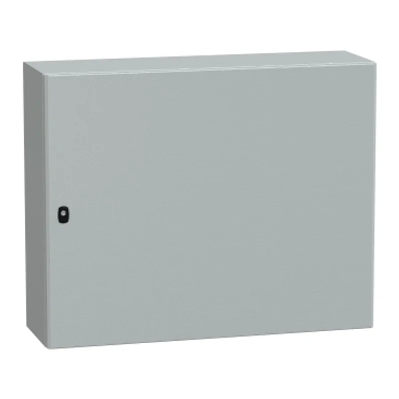Wall mounted steel enclosure, PanelSeT S3D, plain door, with mounting plate, 800x1000x300mm, IP66, IK10 — photo 1 of 3