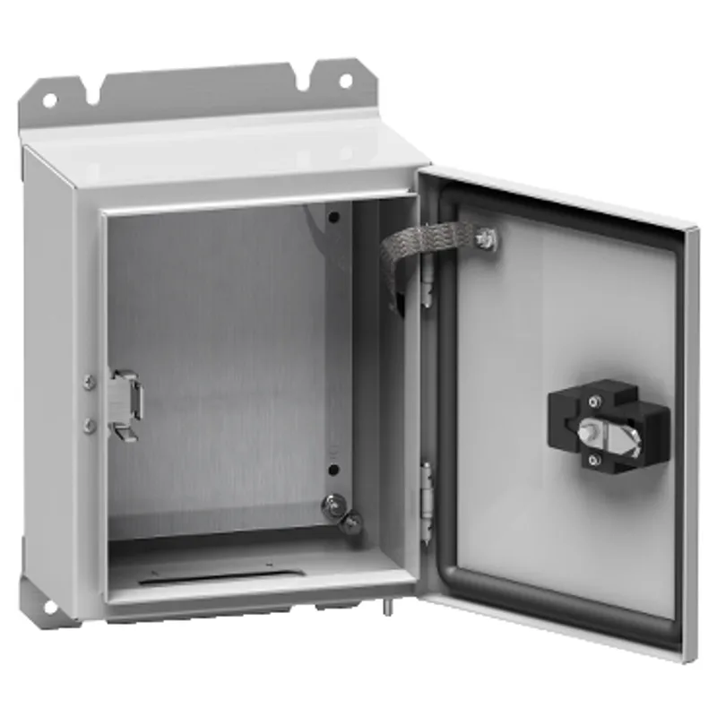 Spacial S3D nuclear plain door with mount.plate - H800xW600xD300 - IP65 - IK10