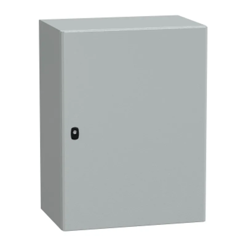 Wall mounted steel enclosure, PanelSeT S3D, plain door, without mounting plate, 800x600x400mm, IP66, IK10 — photo 1 of 4
