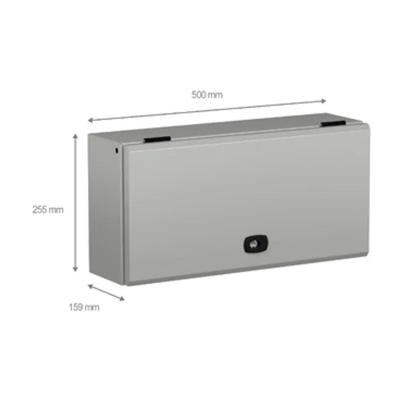 PanelSeT S3DB . H250xW500xD150. IP66, IK10, RAL7035. No — photo 2 of 3